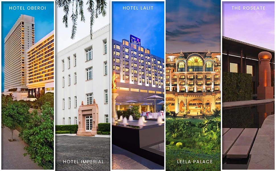 best hotels in delhi